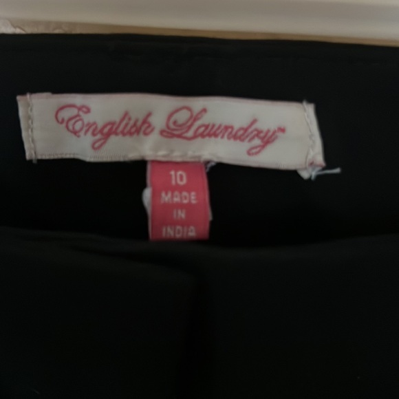 English laundry size 10 black dress pant - Picture 4 of 7